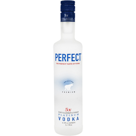Vodka - PERFECT VODKA SGR 40 % 0.5L