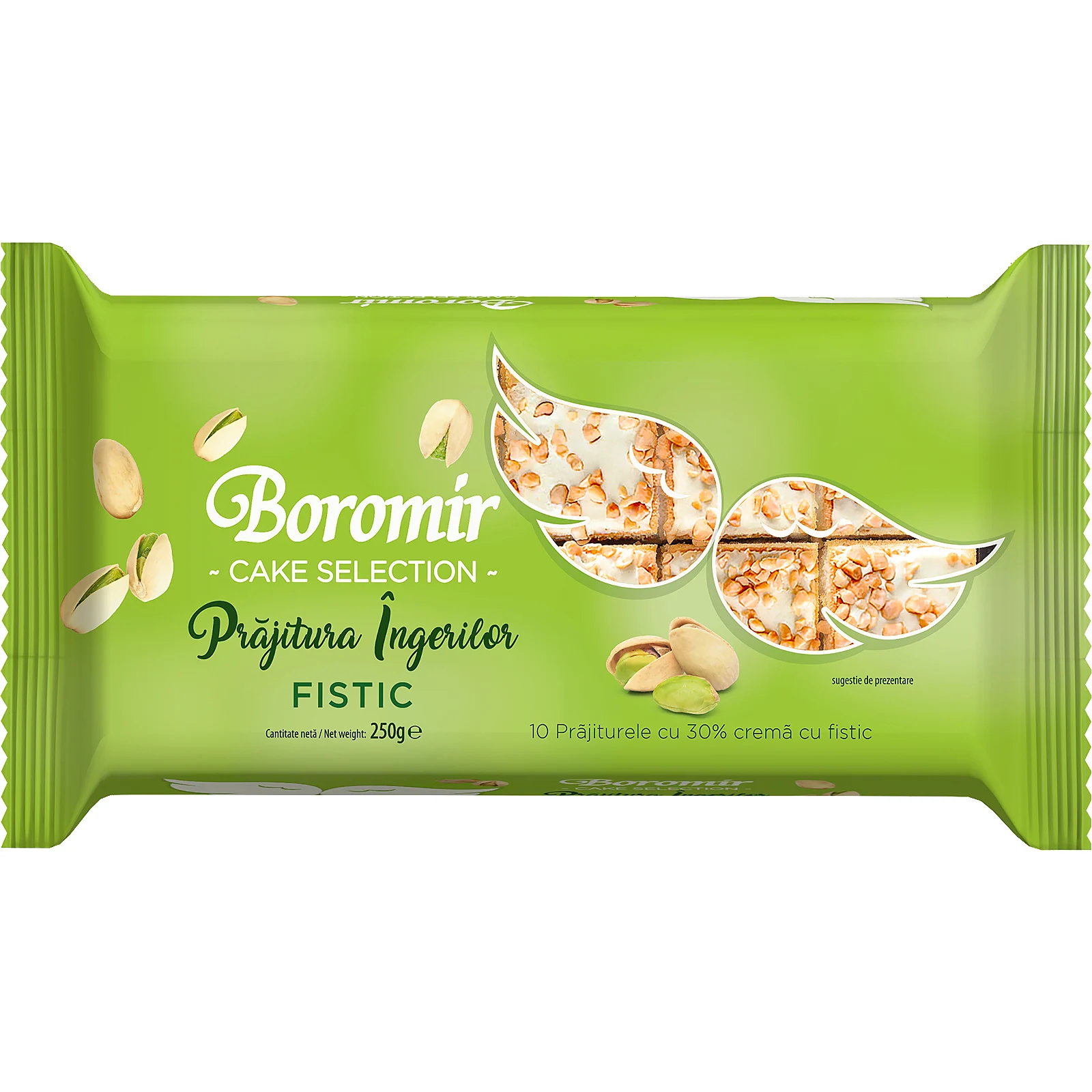 Prajituri - PRAJITURA ÎNGERILOR FISTIC 250G