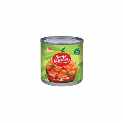 Legume si fructe conservate - Roșii decojite tăiate 2.25KG - HOME GARDEN