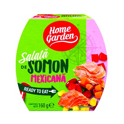 Conserve carne si peste - Salată de somon mexicană 160G - Home Garden