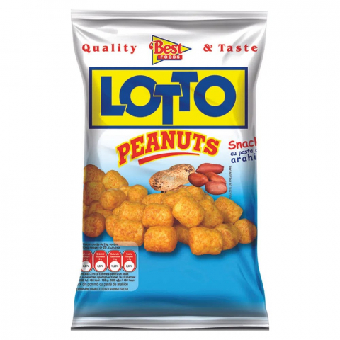 Sarate - Snacks Lotto cu aroma de alune 90g