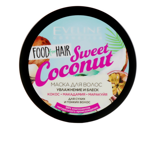 Masca Profesionala  Pentru Par Sweet Coconut, Eveline Cosmetics 500 ml [2]