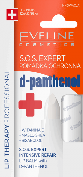 Balsam De Buze Eveline  Cosmetics Lip Therapy SOS Expert D-panthenol [2]