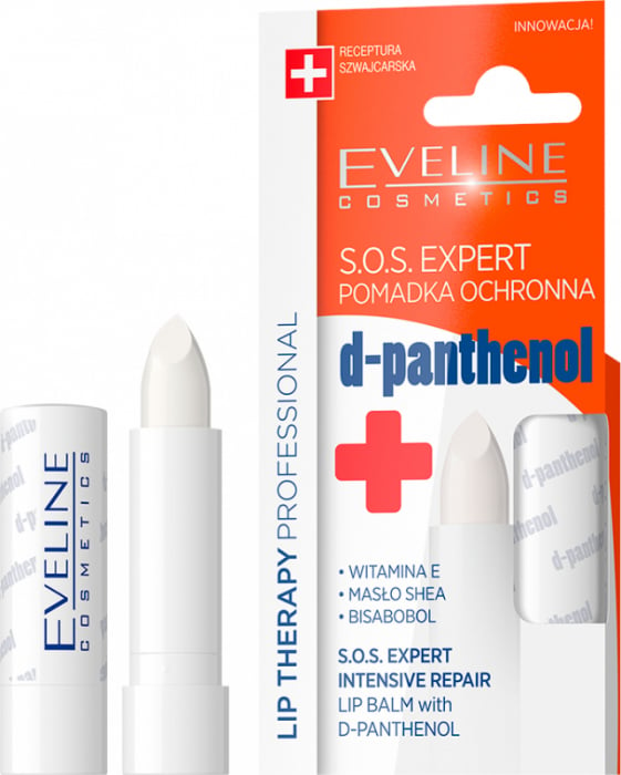 Balsam De Buze Eveline  Cosmetics Lip Therapy SOS Expert D-panthenol [1]