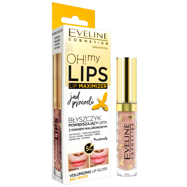Luciu Buze Cu Venin De Albine  Pentru Volum OH! My Lips Lip Maximizer Eveline Cosmetics [1]