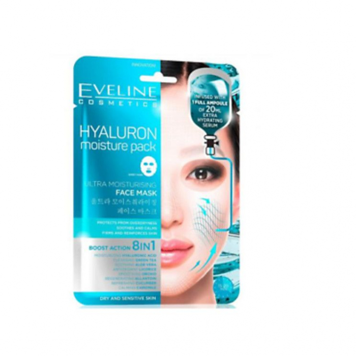 Masca Ultra Hidratanta 8 In 1 Cu Hyaluron Eveline Cosmetics [1]