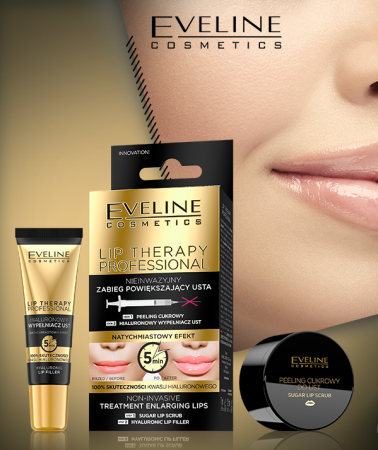 Tratament Pentru Volumul Buzelor In 2 Pași Push Up,  Eveline Cosmetics Lip Therapy Professional [0]