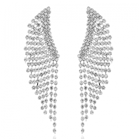 Cercei Angel Wings  decorati cu cristale [0]