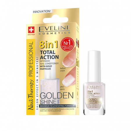Tratament profesional pentru unghii 8 in 1 Cu Particule De Aur Eveline Cosmetics [0]