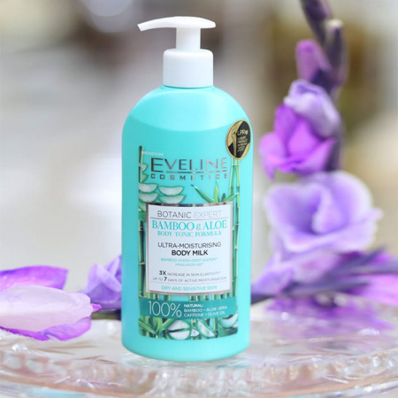 Lapte De Corp Cu Bamboo & Aloe Botanic Expert Ultra-Moisturising Body Milk Eveline Cosmetics [1]