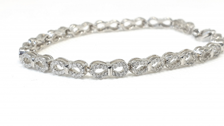 Bratara Argint Funda Decorata Cu Pietre Zirconia [1]