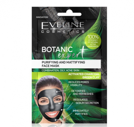 Masca De Fata Matifianta Si Detoxifianta Botanic Expert 100% Eveline Cosmetics [0]