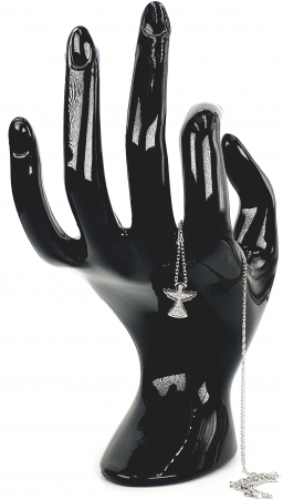 Colier Argint Inger Decorat Cu Pietre Zirconia Swarovski  [0]