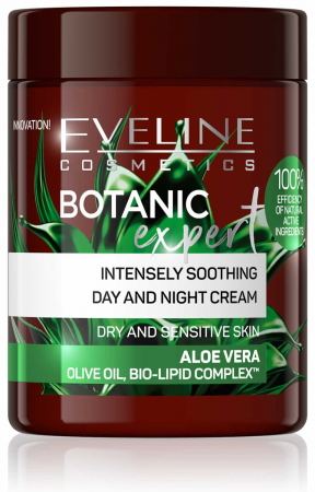 Crema De Fata Calmanta Botanic Expert 100% Cu Aloe Vera SI Bio-Lipid Complex  Eveline Cosmetics [0]