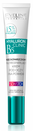 Crema de Ochi Antirid Eveline Cosmetics Hyaluron Expert Clinic cu Cafeina [1]