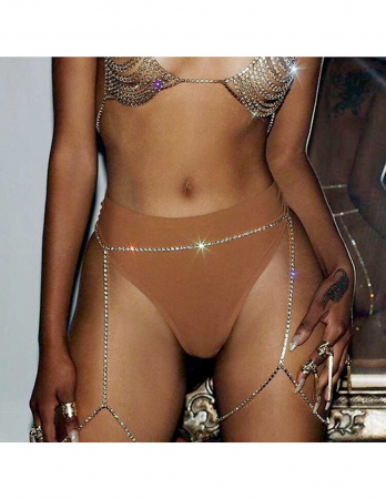 Lant de corp pentru solduri si coapse cu cristale [0]