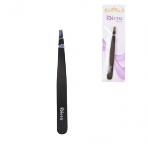 Instrumente si accesorii - Penseta Profesionala Neagra Kiera Beauty