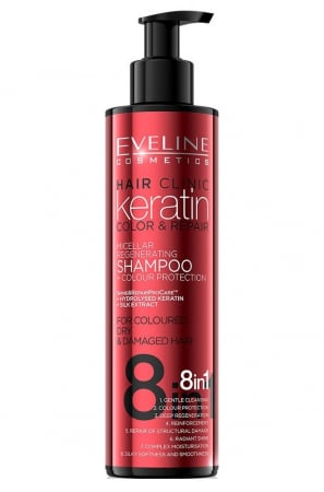 Sampon De Par 8 in 1 Hair Clinic Keratin Color & Repair Eveline Cosmetics [0]