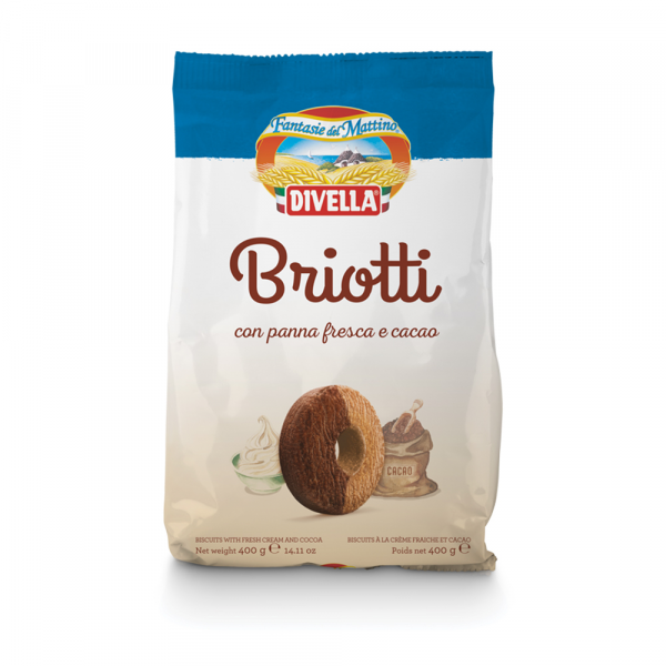 Divella Biscuiti Briotti cu Smantana si Cacao 400gr [1]
