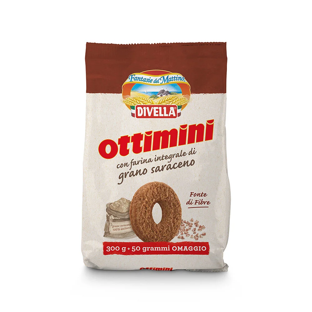 Divella Biscuiti Ottimini al Grano Saraceno - cu hrişcă 300gr [1]