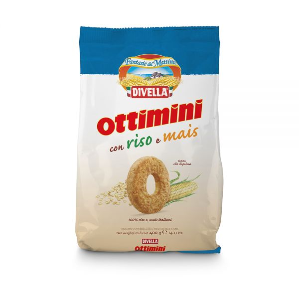 Divella Biscuiți Ottimini cu Orez si Porumb 400gr [1]