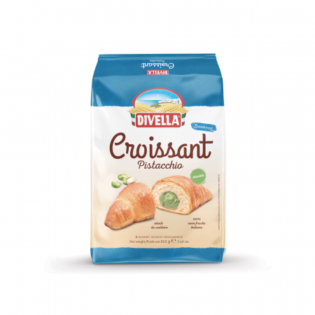 Croissant - DIVELLA Croissant cu fistic - 210gr x 5 bucati - Fantasie del Mattino