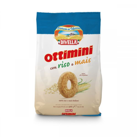 Biscuiti - Divella Biscuiți Ottimini cu Orez si Porumb 400gr