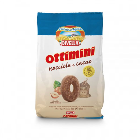 Biscuiti - Divella Ottimini Biscuiti cu Alune 350gr