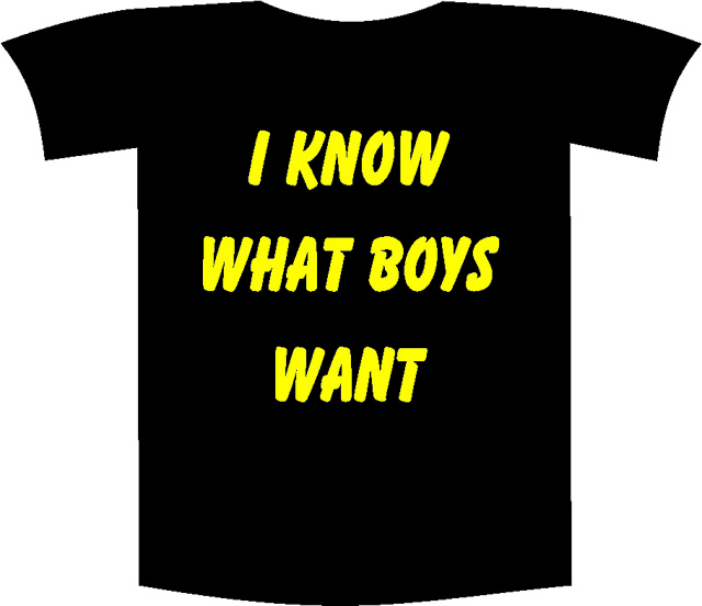 Tricou imprimat "I know what boys want" [1]