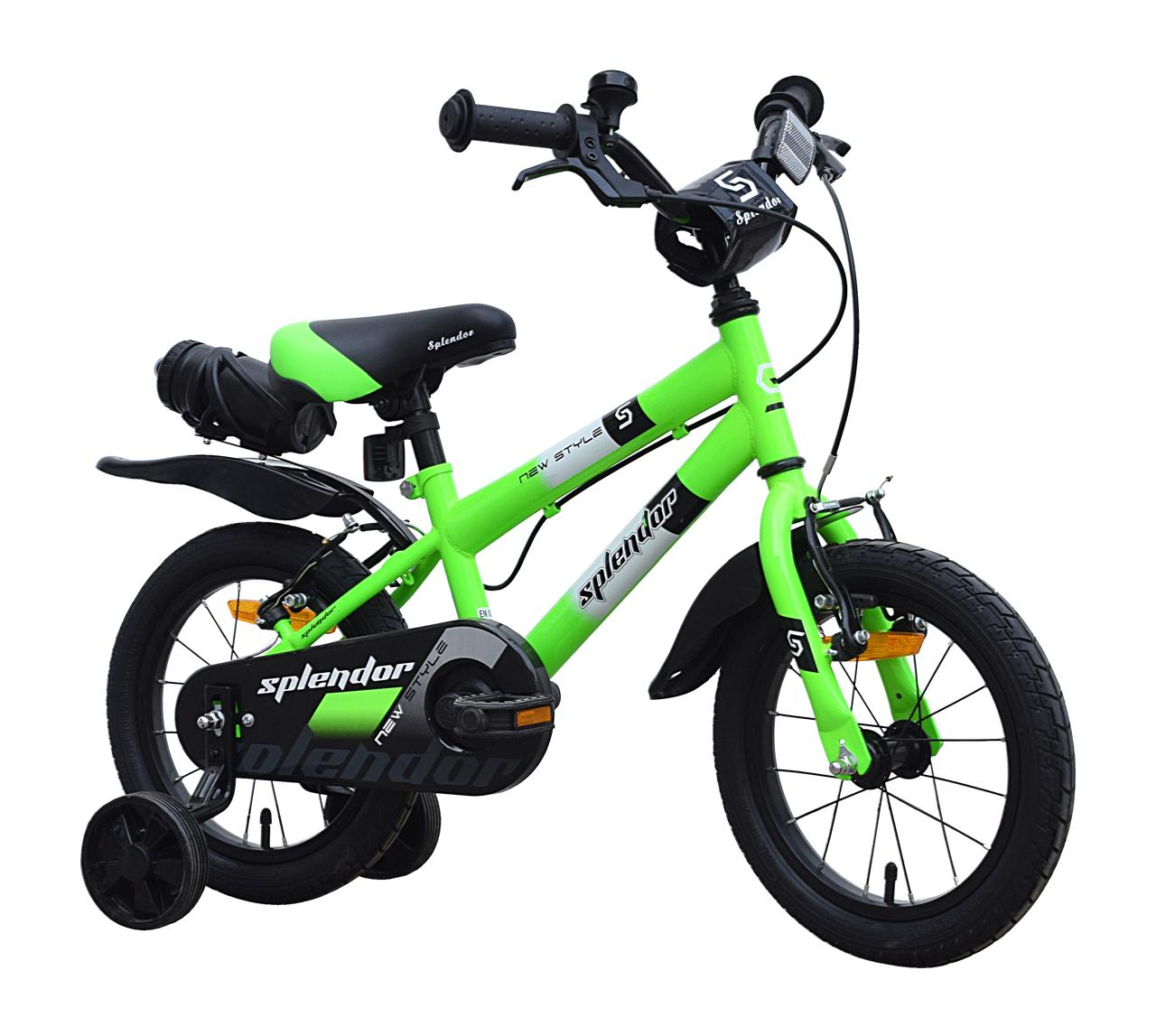 Bicicleta pentru copii, 14“, Splendor -Verde/Negru [2]