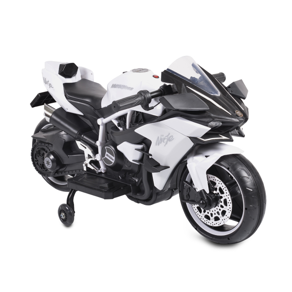 Motocicleta electrica copii NINJA DUO ,Alb [1]