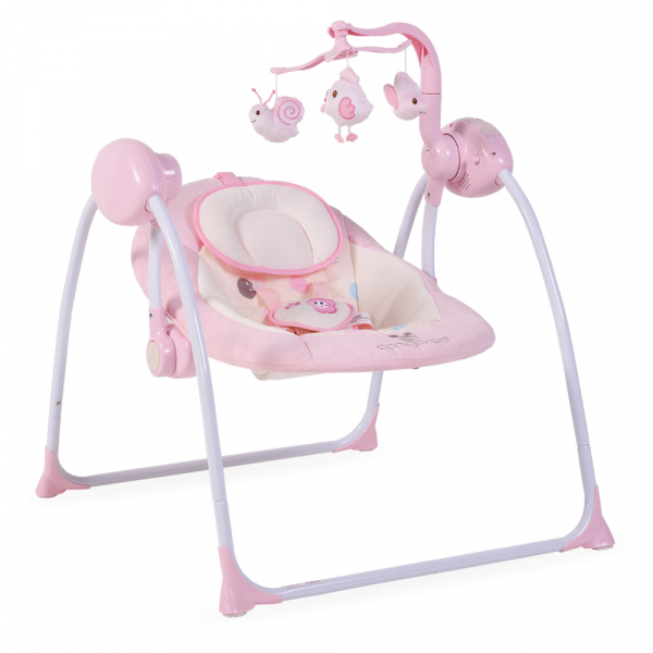 Leagan electric bebelusi Baby Swing+ ,Roz [1]