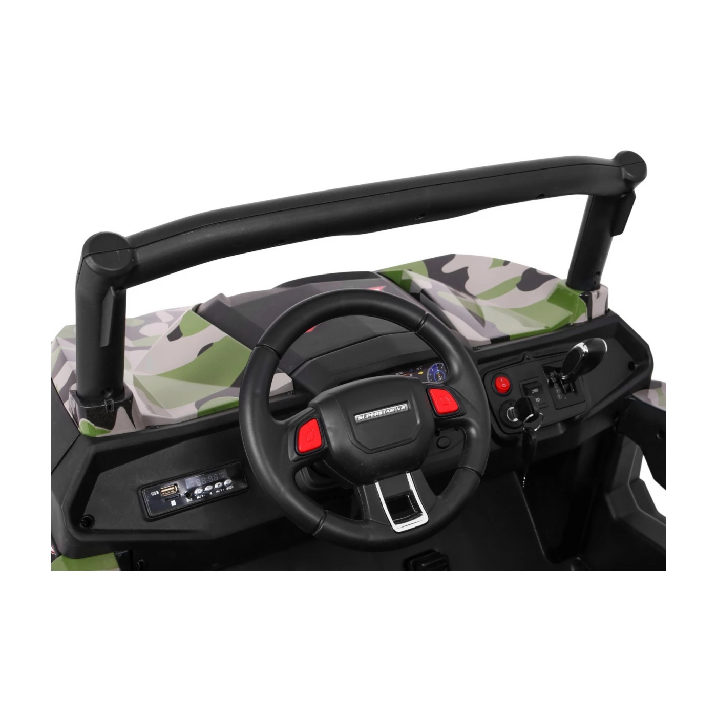 Masinuta electrica SUPER Buggy SuperStar 4 x 4 OFF ROAD ARMY [9]