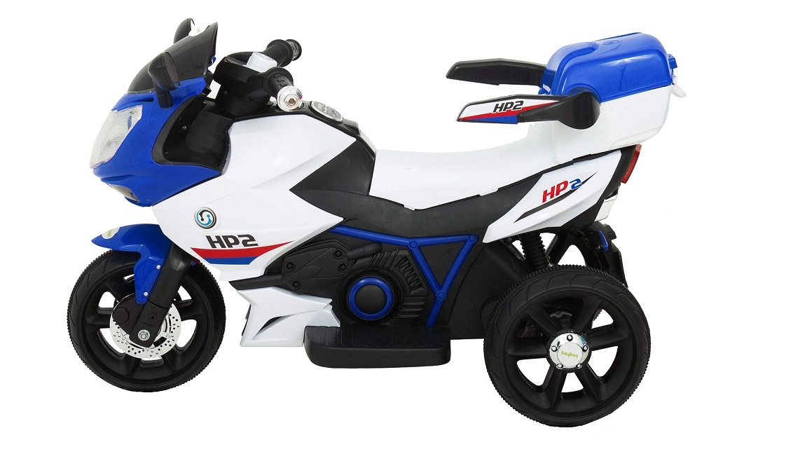Motocicleta electrica cu 3 roti  SPLENDOR  HP2, 6V, 2 motoare, MP3, albastru [2]