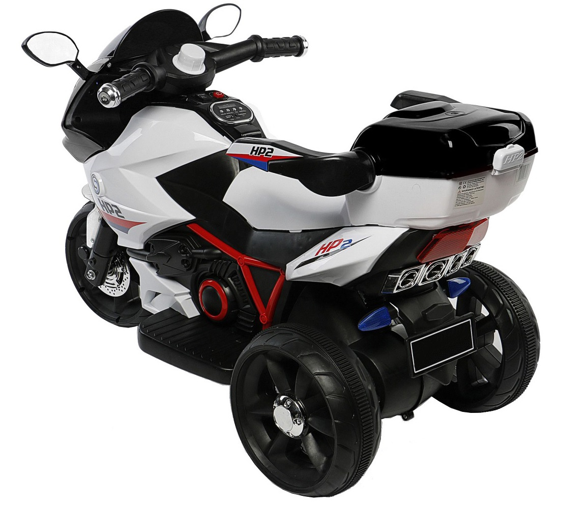 Motocicleta electrica cu 3 roti SPLENDOR HP2, 6V, 2 motoare, MP3, NEGRU [2]