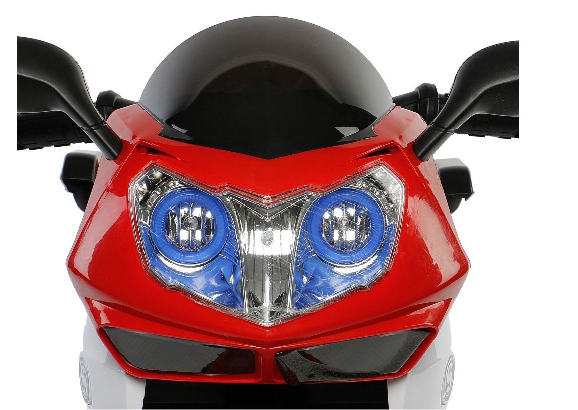 Motocicleta electrica cu 3 roti SPLENDOR HP2, 6V, 2 motoare, MP3, ROSU [6]