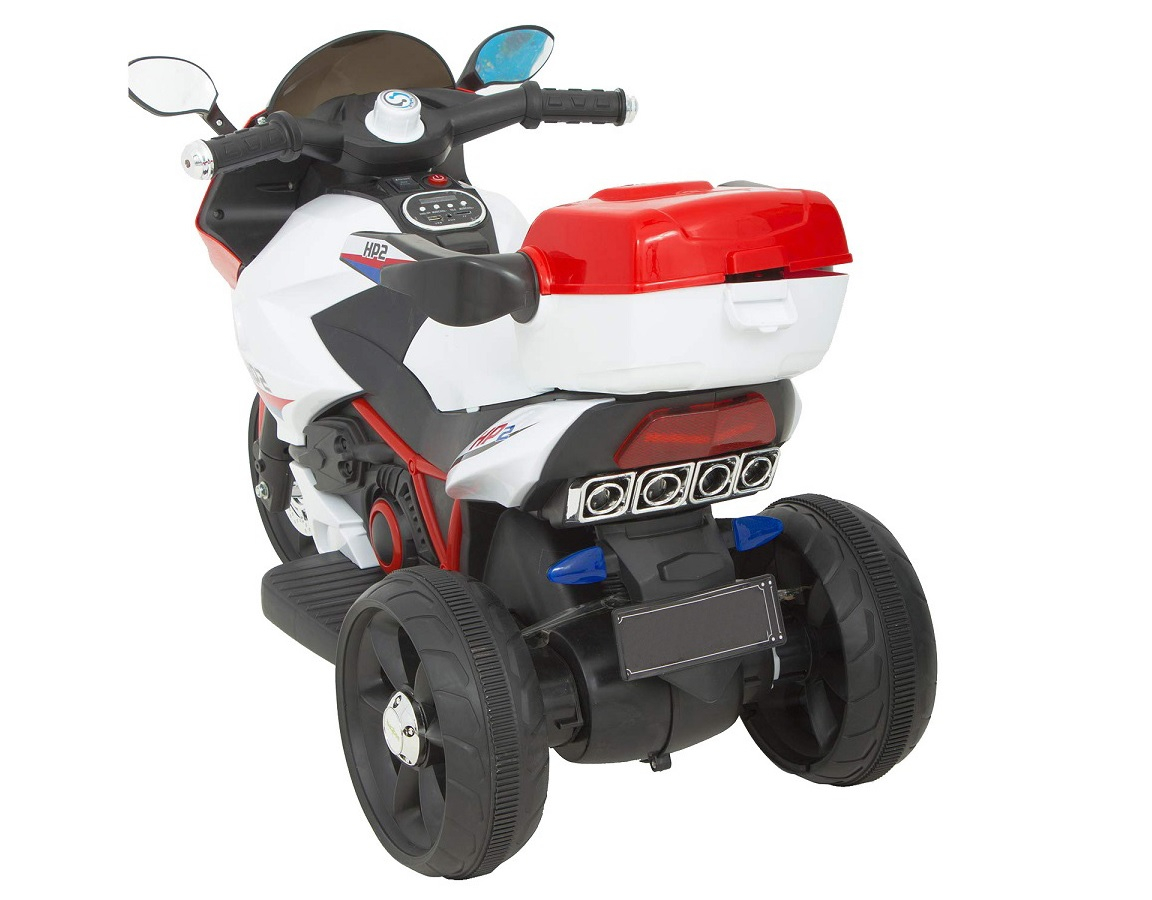 Motocicleta electrica cu 3 roti SPLENDOR HP2, 6V, 2 motoare, MP3, ROSU [4]