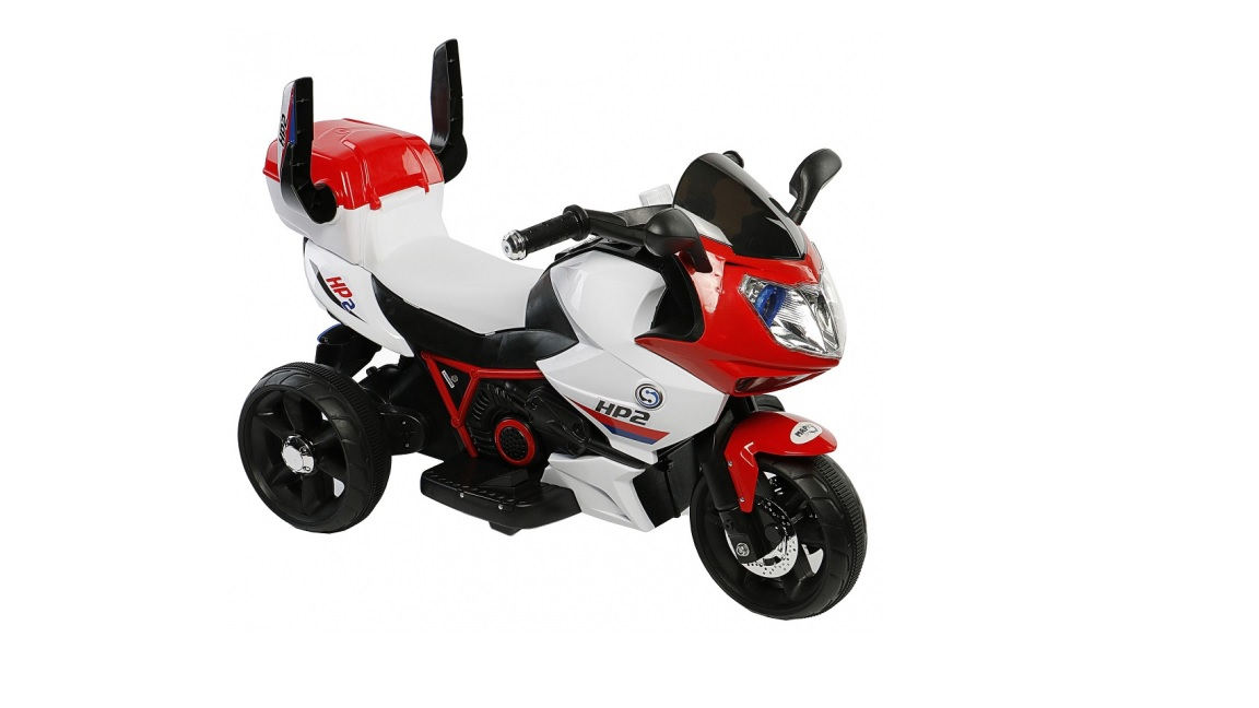 Motocicleta electrica cu 3 roti SPLENDOR HP2, 6V, 2 motoare, MP3, ROSU [2]