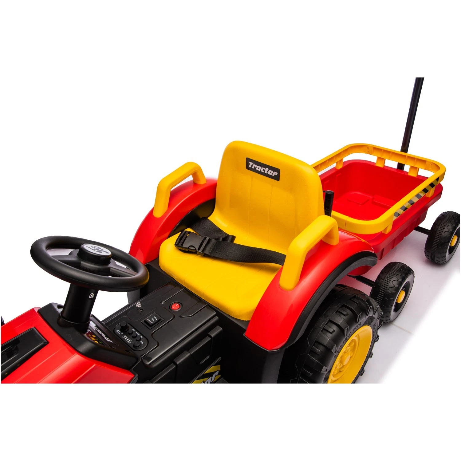 Tractor electric, pentru copii, cu telecomanda, BJFB319B ROSU - SPLENDOR [5]