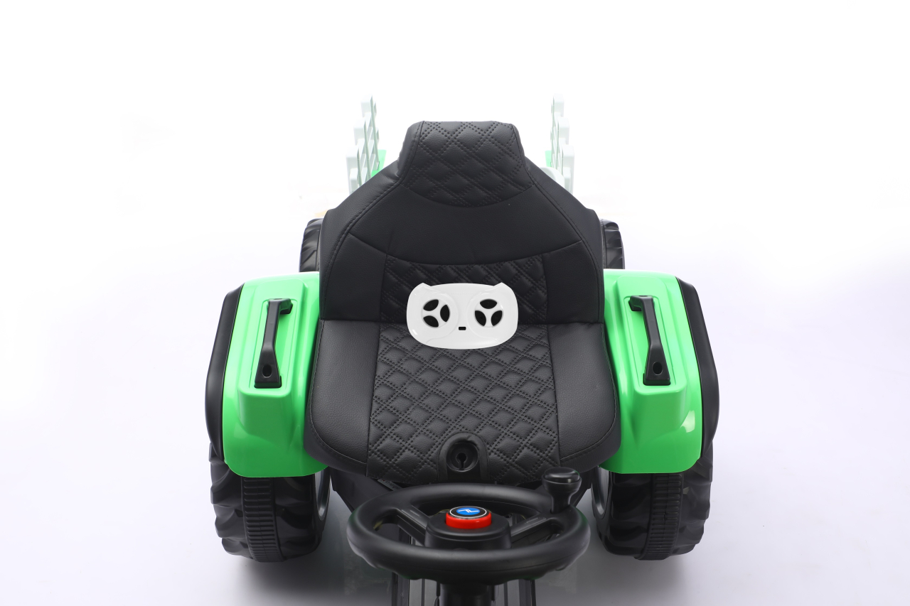 Tractor electric, pentru copii, cu telecomanda, BJSD6603VERDE [2]