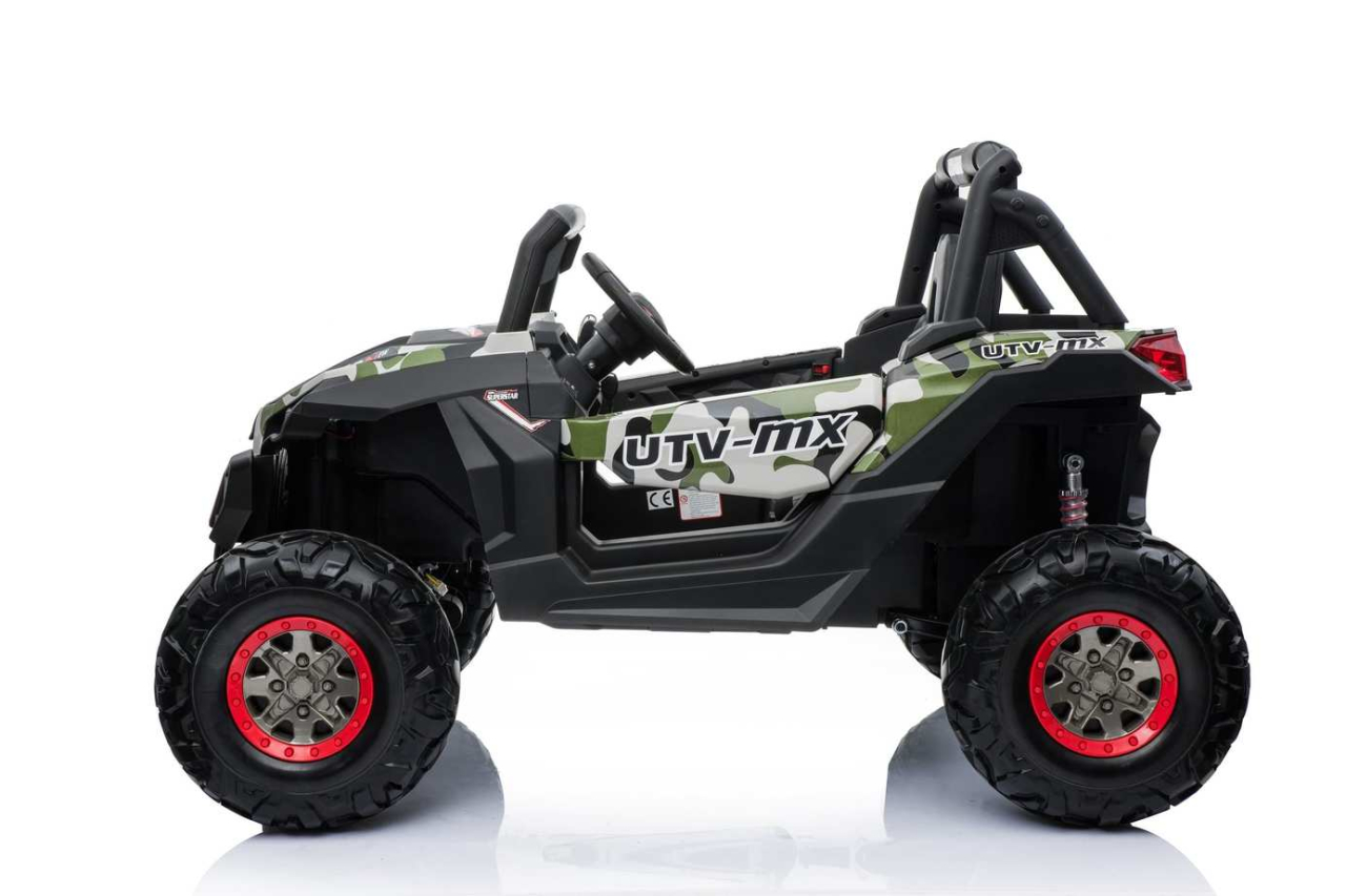 UTV Electric copii 12V10A 4 motoare 4x35W Roti EVA Telecomanda BJ603 CAMO [2]