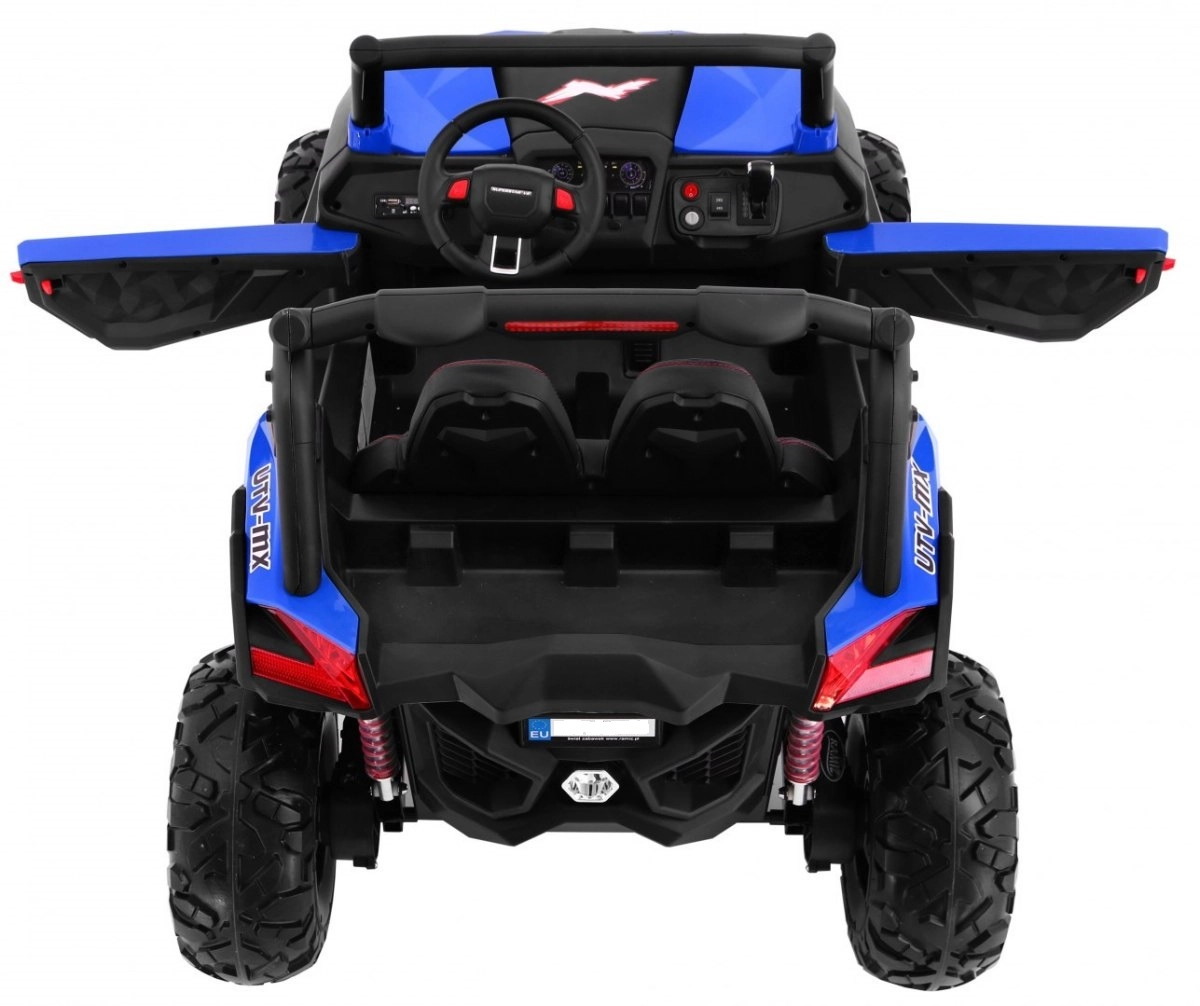 UTV Electric copii 12V10A 4 motoare 4x35W Roti EVA Telecomanda BJ603 CAMO   4 Motoare electrice de putere 35W Echipata cu BATERII 12V 10Ah TRACTIUNE 4X4 SAU 2X4 SELECTABILA MANUAL DIN BUTON Faruri si [4]