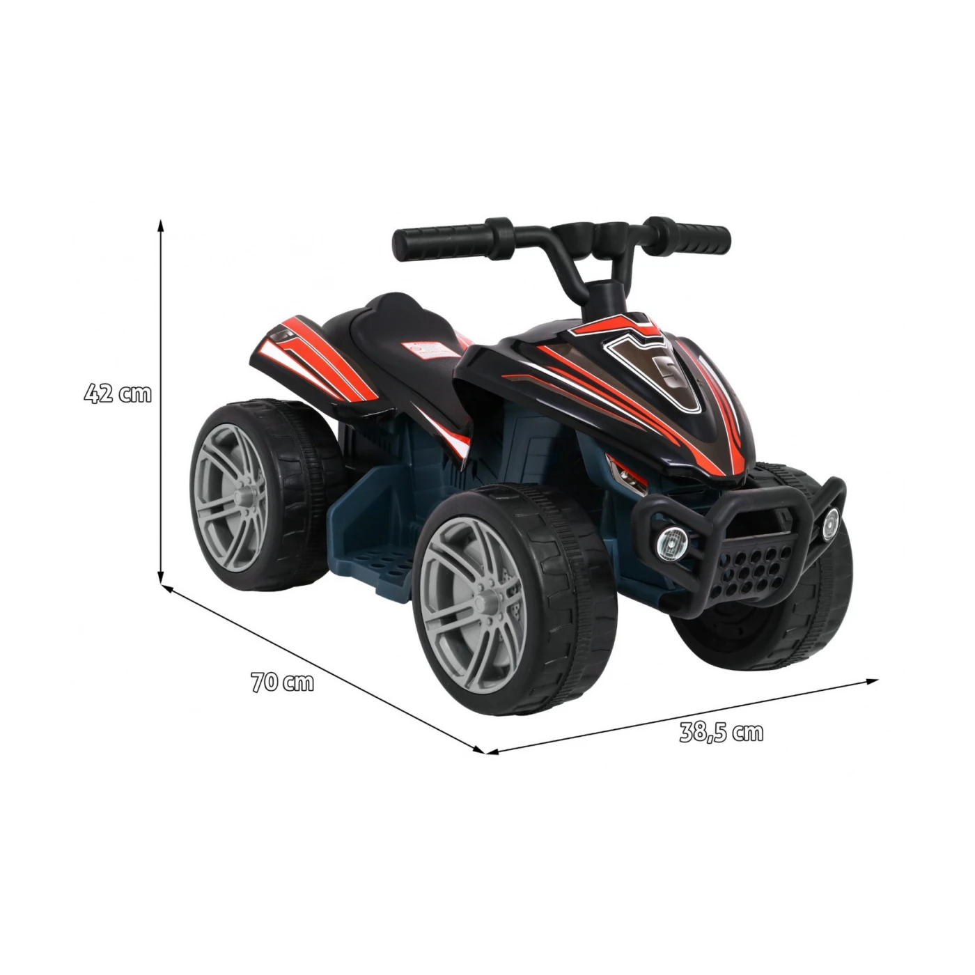 Atv Electric Copii Littel Monster Negru [1]