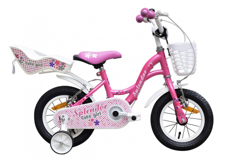 Bicicleta copii 14'' - Bicicleta pentru copii, 14“, Splendor -ROZ