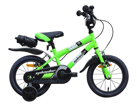 Biciclete copii - Bicicleta pentru copii, 14“, Splendor -Verde/Negru