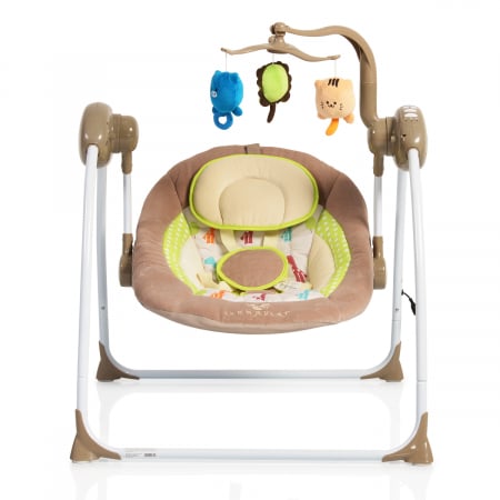 Leagan electric bebelusi Baby Swing+ ,Cappucino [1]