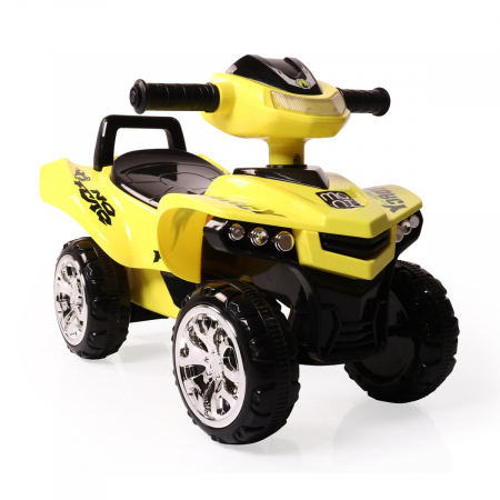 Masinute fara pedale - ATV fara pedale copii No Fear,Galben