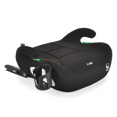 Scaune auto copii 9-36kg - Inaltator auto Moni i-Jet Booster cu Isofix, 125-150 cm sau 22-36 kg, Negru