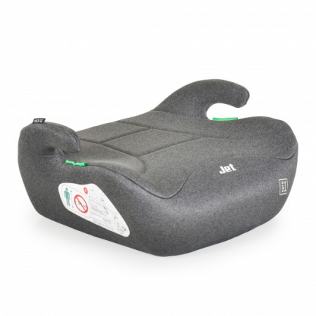 Scaune auto copii 0-36kg - Inaltator auto Moni Jet Booster, omologat R129 iSize, 125-150 cm sau 22-36 kg, Gri inchis