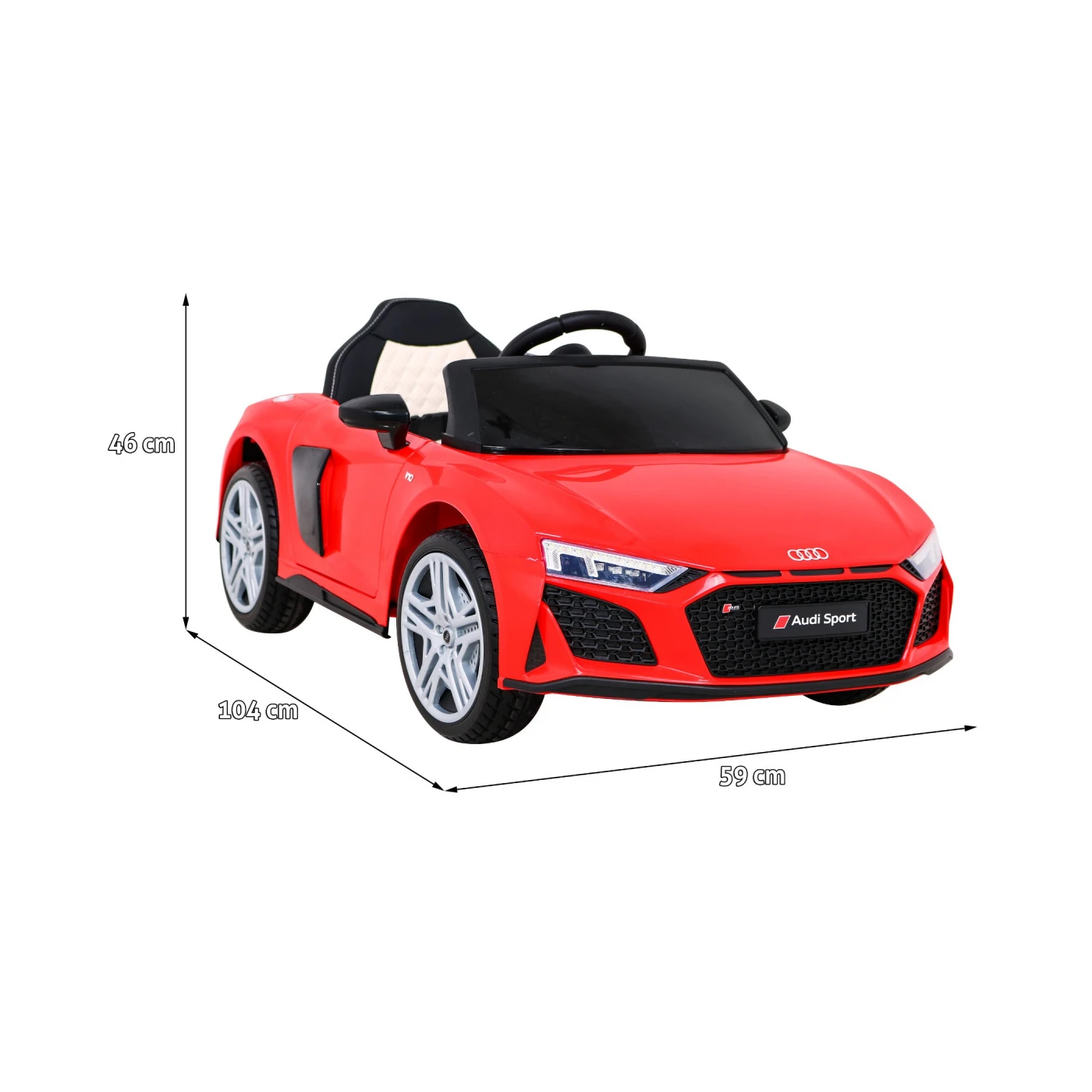MASINUTA ELECTRICA AUDI R8 LIFT ROSU [7]